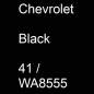 Preview: Chevrolet, Black, 41 / WA8555.